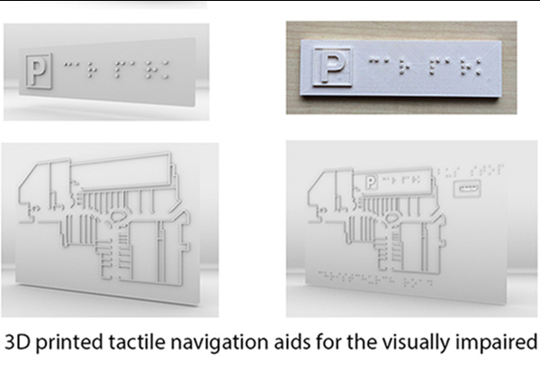 3D printed tactile maps